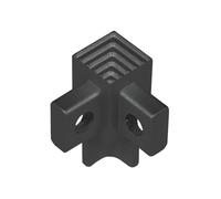 Angle intérieur pour profilé Squarestepp en aluminium noir (H= 13,5 mm)