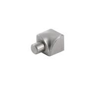 Angle intérieur rond en acier inoxydable naturel (H= 6 mm)