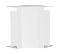 Angle intérieur sans halogène 60x150 blanc signalisation - Coin intérieur pour chemin de cables