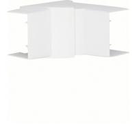 Angle intérieur variable blanc pour goulotte - Accessoires de finition pour goulotte - PVC - H. 6.3 x P.4.5 cm