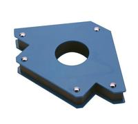 Angle magnétique 100 mm, capacité de 23 kg, idéal pour aligner et maintenir des pièces dans les travaux de menuiserie et de métallurgie.