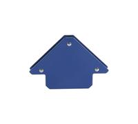 Angle magnétique 85 mm, 12 kg de serrage, idéal pour les travaux d'alignement et de montage en menuiserie et métallurgie.