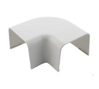 Angle Plat 90° pour goulotte clim 80x60mm - Blanc RAL 9001 - Zenitech