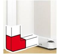 Legrand Angle plat 90° 075644 pour goulotte Mosaic 50x145 mm à clippage direct Blanc