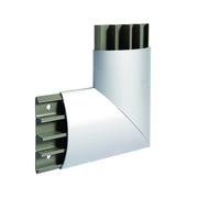 Angle plat AK 18x75 Alu - GOULOTTE INSTALLATIO HAGER AKA75185ALU