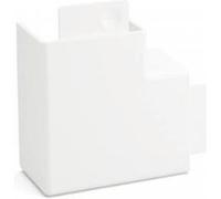Angle plat OBO Bettermann AX AP11040 pour goulotte AXIS 40 mm Blanc pur, RAL 9010