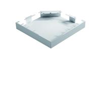 Angle plat p.DABA50080, acier, Pure - HAGER DABA5008059016