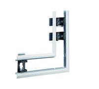Angle plat pour BKIS épais 25mm simple hauteur acier RAL 9016 Pure - HAGER BKIS251305E9016