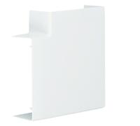 Angle plat variable Liféa pour goulotte 40 x 110 mm Pure - HAGER LFF4011059016