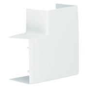 Angle plat variable lifea pour LF/LFF40060 h57mm x p40mm RAL 9016 Pure - HAGER LFF4006059016