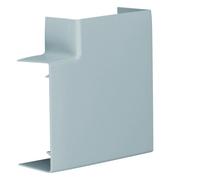 Angle plat variable lifea pour LF/LFF40090 h 90mm x p 40mm RAL 7030 gris - HAGER LFF4009057030