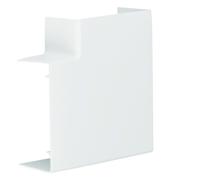 Angle plat variable lifea pour LF/LFF40090 h 90mm x p 40mm RAL 9016 Pure - HAGER LFF4009059016
