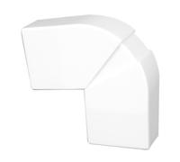 Angle plat variable pour goulotte, moulure 20 x 12,5 mm - Blanc - EFAPEL - 10033ABR