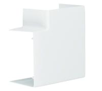 Angle plat variable pour LF/LFF60090 h 90mm x p 60mm RAL 9016 Pure - HAGER LFF6009059016