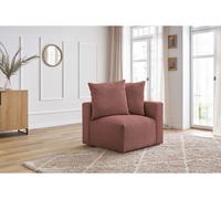Angle pour canapé modulable VOLTAIRE rose angle droit BOBOCHIC 1 places Angle droit Rose