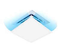 Angle réglable pour la maison de la zone publique de bureau commercial, déflecteur de climatiseur carré pour climatisation centrale de plafond 30 cm/60 cm tissu