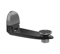 Angle réglable pour support de projecteur pour montage mural, matériau en alliage d'aluminium offrant un soutien solide (noir)