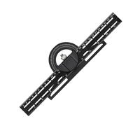 Angle Ruler, Combination Angle Ruler, Adjustable Measuring Square, 360 Degree Protractor, Adjustable 360 Degree Angle Ruler Combination Protractor Tool for Engineers and Joiners