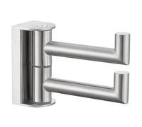 Angle Simple Crochet porte-serviettes rotatif en acier inoxydable SUS 304 pour salle de bain, cintre pliable pour peignoir, nickel brossé