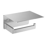 Angle Simple Porte-Papier Toilette avec étagère, en Acier Inoxydable 304, Support Mural en Nickel brossé