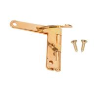 Angle Support Spring Hinge 33x30mm | 20Pcs Iron Hardware Fittings for Furniture/Jewelry Boxes/Presentation Boxes | Sturdy Hinge Replacement with Screws (Gold)