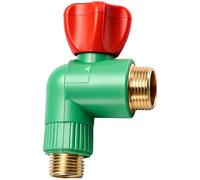 Angle Valve - Leak-Proof Safety Outlet & High-Flow Faucet Valve | Straight-Through Ball Core Plumbing Switch | Brass Safety Pressure Relief Valves For Water Heaters, Pressure Reduction & Bathroom