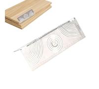 Anglearc Règle de marquage parallèle en acier inoxydable à angle droit | Règle pliante, multifonction pour projets d'ingénierie de meubles