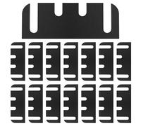 Anglecai Lot de 15 cales de charnière de porte pour kit de réparation de charnière de 10,2 cm, entretoises en plastique pour portes, armoires, charnières de réparation, épaisseur de 0,1 cm