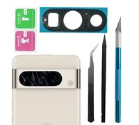 Anglepingping Pixel 8 Pro Lentille de rechange pour appareil photo arrière Google Pixel 8 Pro avec adhésif pré-installé et kit d'outils de réparation