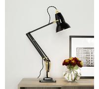 Anglepoise Original 1227 Laiton Lampe à Poser Jet Black