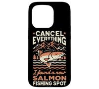 Angler Annuler Tout ce Que J'Ai trouvé Un Nouveau Spot de pêche au Saumon Coque pour iPhone 15 Pro