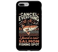 Angler Annuler Tout ce Que J'Ai trouvé Un Nouveau Spot de pêche au Saumon Coque pour iPhone 7 Plus/8 Plus