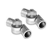 Angler Paire de charnières de dossier de siège en aluminium moulé sous pression pour réparation de chaise d'extérieur, projet de service, besoins utilitaires, charnières de chaise de pêche, paire de