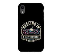Angler Reeling in A Boy Or Girl Sexe Reveal Coque pour iPhone XR