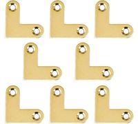 Angles, 8Pcs Antique L Forme En Laiton Plat Corner Support Joint Plat Corner Brace Plaque Support Dessin Corner Fixe Code