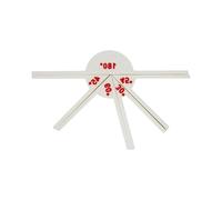 Angles Ergonomiques Rotracteur Avec Outil De Géométrie À L'échelle Marquage Pour Le Dessin Et La Classe Mathématiques