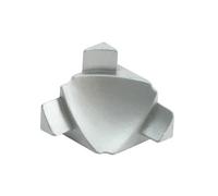 Angles intérieurs 3D pour profilés de raccordement mural T-COVE argent (15 mm)