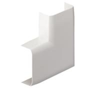 Lot de 2 angles plats blanc pour moulure, H. 3.4 x P.1.5 cm Blanc G