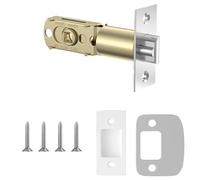 Angles rotatifs à 45 ° pour salle de bain - Corps universel - Loquets de boulons internes - Verrous de porte d'entrée - Noyau de langue - Noyau de langue à trois tiges