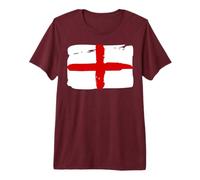 Angleterre Anglais Britannique Grande Bretagne Sport Fan T-Shirt Haut de Gamme