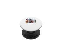Angleterre Bus Rouges et Thamses - Vacances Londres PopSockets PopGrip Adhésif