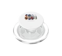 Angleterre Bus Rouges et Thamses - Vacances Londres PopSockets PopGrip pour MagSafe