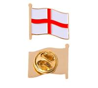 Angleterre Country Drapeau Épinglette en métal souvenir Waving Flag Lapel Pin Multicolore