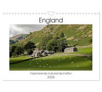 Angleterre - Des paysages culturels fascinants, Version française (Calendrier mural 2026 DIN A4 portrait), Calendrier CALVENDO mensuel