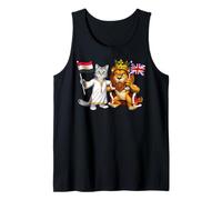 Angleterre Égypte Royaume-Uni Drapeau égypto-Britannique Débardeur
