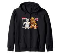 Angleterre Égypte Royaume-Uni Drapeau égypto-Britannique Sweat à Capuche