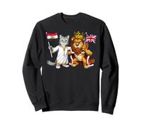 Angleterre Égypte Royaume-Uni Drapeau égypto-Britannique Sweatshirt