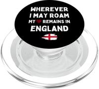Angleterre Où Que Je puisse me déplacer, Mon cœur Reste en Angleterre PopSockets PopGrip pour MagSafe