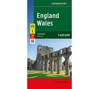 Angleterre - pays de galles Echelle : 1 400 000, édition trilingue français-anglais-allemand - Collectif - Freytag Et Brendt - broché - Atlas / carte