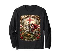 Angleterre RedCross St George's Day Graphic Classic English Manche Longue